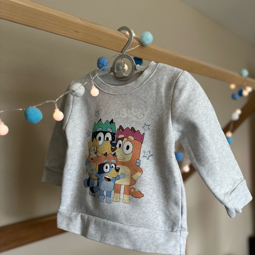 Winter/ Christmas Bluey sweatshirt